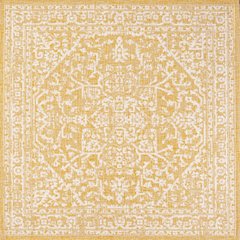 Malta Bohemian Medallion Textured Weave Indoor/Outdoor Area Rug