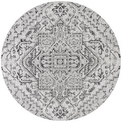 Estrella Bohemian Medallion Textured Weave Indoor/Outdoor Area Rug