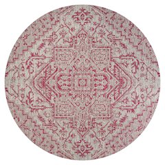 Estrella Bohemian Medallion Textured Weave Indoor/Outdoor Area Rug