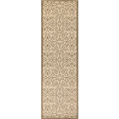 Madrid Vintage Filigree Textured Weave Indoor/Outdoor Runner Rug
