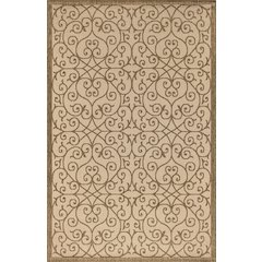 Madrid Vintage Filigree Textured Weave Indoor/Outdoor Area Rug