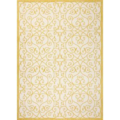 Madrid Vintage Filigree Textured Weave Indoor/Outdoor Area Rug