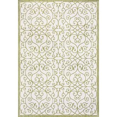 Madrid Vintage Filigree Textured Weave Indoor/Outdoor Area Rug