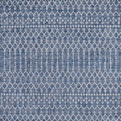 Ourika Moroccan Geometric Textured Weave Indoor/Outdoor Square Rug