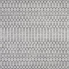 Ourika Moroccan Geometric Textured Weave Indoor/Outdoor Square Rug