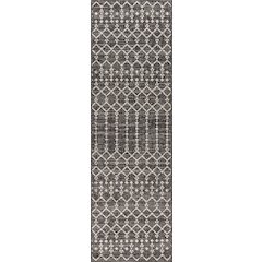 Ourika Moroccan Geometric Textured Weave Indoor/Outdoor Runner Rug
