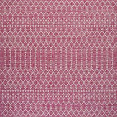Ourika Moroccan Geometric Textured Weave Indoor/Outdoor Square Rug