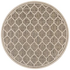 Trebol Moroccan Trellis Textured Weave Indoor/Outdoor Area Rug