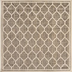 Trebol Moroccan Trellis Textured Weave Indoor/Outdoor Area Rug