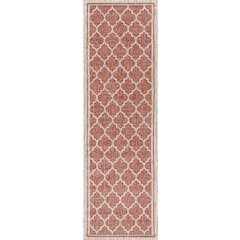 Trebol Moroccan Trellis Textured Weave Indoor/Outdoor Area Rug