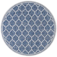 Trebol Moroccan Trellis Textured Weave Indoor/Outdoor Area Rug