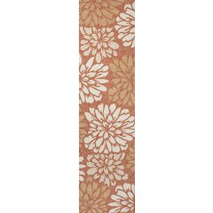 Zinnia Modern Floral Textured Weave Indoor/Outdoor Area Rug
