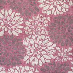 Zinnia Modern Floral Textured Weave Indoor/Outdoor Area Rug