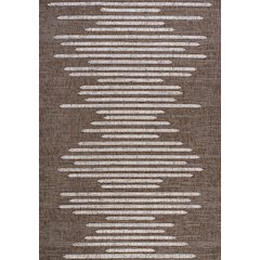 Zolak Berber Stripe Geometric Indoor/Outdoor Area Rug