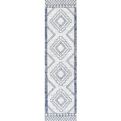 Marokko Diamond Tribal Medallion Indoor/Outdoor Area Rug