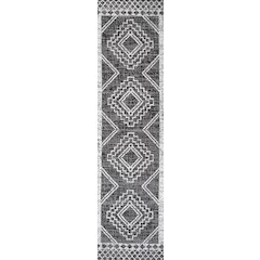 Marokko Diamond Tribal Medallion Indoor/Outdoor Area Rug