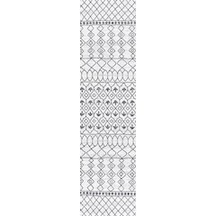 Kafel Tribal Bohemian Indoor/Outdoor Area Rug