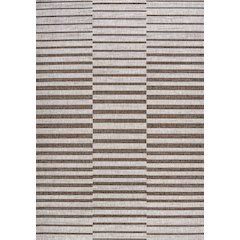 Sukie Modern Offset Stripe Indoor/Outdoor Area Rug