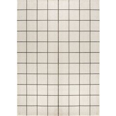 Grid Modern Squares Indoor/Outdoor Area Rug