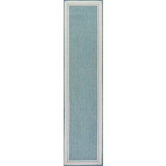 James Modern Border Stripe Indoor/Outdoor Area Rug