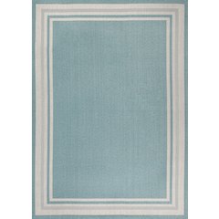 James Modern Border Stripe Indoor/Outdoor Area Rug