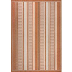Haynes Modern Double Stripe Indoor/Outdoor Area Rug