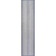 Haynes Modern Double Stripe Indoor/Outdoor Area Rug