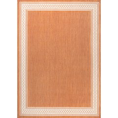 Lucia Classic Diamond Border Indoor/Outdoor Area Rug