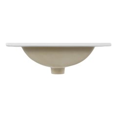 Rectangular Ceramic Single Sink Basin Vanity Top