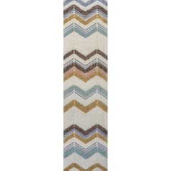Elin Chevron High-Low Area Rug