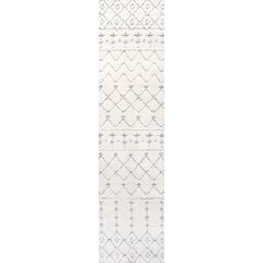 Pia Moroccan Trellis Plush Carved Area Rug