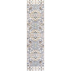 Aziza Persian Medallion High-Low Area Rug