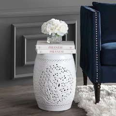 Tree Of Life Ceramic Garden Stool