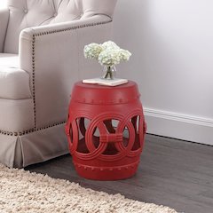 Lucky Chinese Ceramic Drum Garden Stool