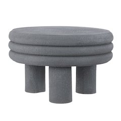 Rashida Contemporary Minimalist Curvy Low Accent Table