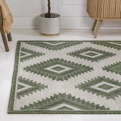 Lior Geometric Moroccan Diamond Indoor/Outdoor Area Rug