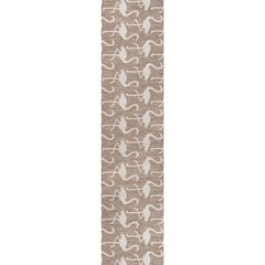 Flamingos Two-Tone Beige/White 2 ft. x 8 ft. Indoor/Outdoor Runner Rug