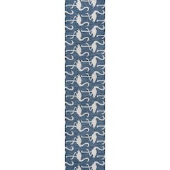Flamingos Two-Tone Navy/White 2 ft. x 8 ft. Indoor/Outdoor Runner Rug