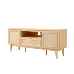 Finley Farmhouse Caned Tv Stand