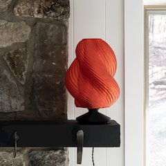 Gema Mid-Century Coastal Plant-Based Pla 3D Printed Dimmable Led Table Lamp