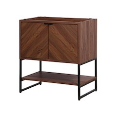 Juhl 30 in. W x 18 in. D x 33 in. H Chevron-Front 2-Shelf Freestanding Bathroom