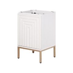 Rowan 20 in. W x 18 in. D x 33 in. H Geometric 2-Shelf Soft-Close Bathroom