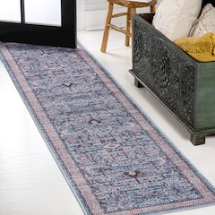 Kemer All-Over Persian Machine-Washable Runner Rug