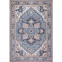 Cirali Ornate Large Medallion Washable Indoor/Outdoor Area Rug
