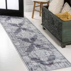 Regis Bohemian Medallion Machine-Washable Runner Rug