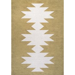 Chayton Minimalist Geometric Machine Washable Area Rug