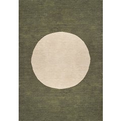 Cirkel Minimalist Geometric Dot Machine Washable Area Rug