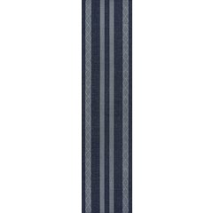 Nautisk Trellis Stripe Machine Washable Area Rug