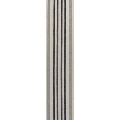 Vichy Geometric Striped Machine Washable Area Rug