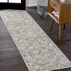 Shaemus Bohemian Medallion Low-Pile Machine-Washable Runner Rug